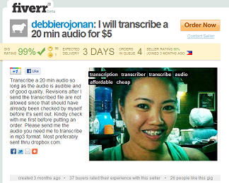 Audio Transcription Service